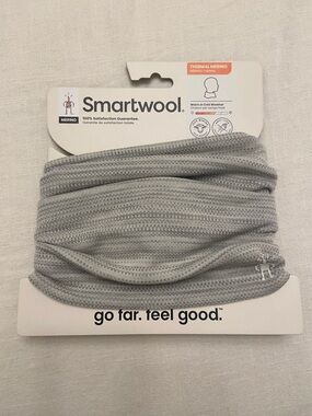 Smartwool Light Gray Thermal Merino Neck Warmer